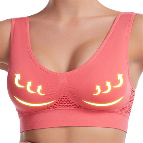Amidoa Full Coverage Women Bra Shaping Solid Sports Bra Lingerie For Women Plus Size M Walmart