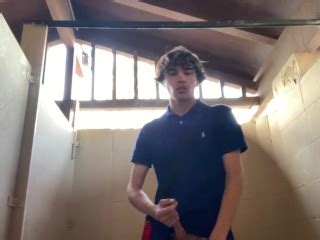 Gay Teen Model Masturbates Inside Public Beach Restroom Almost Got Caught Pornhub Gay