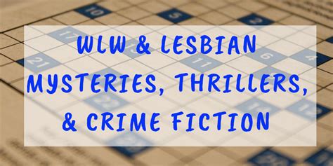 WLW Lesbian Mysteries Crime Fiction Thriller F F Fiction Crossword Challenge 3 Jae