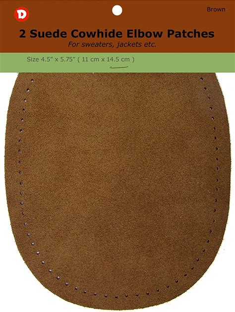 Eldiyme Fine Garment Suede Sew On Elbow Patches 425 X 575 In 2pkg Brown Home