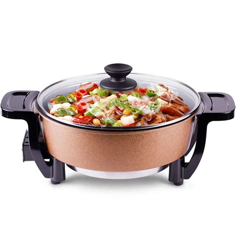 V L W Electric Hot Pot Multi Function Electric Cooker Gears Temperature Control