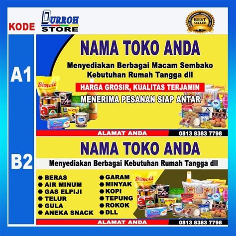 Detail Contoh Spanduk Toko Kelontong Koleksi Nomer