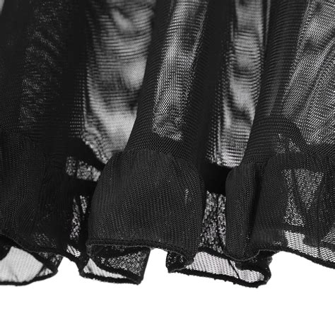 De Herren Spitze Durchsich Rock Mit String Sissy Dessous Nachtw Sche Gay Thong Ebay
