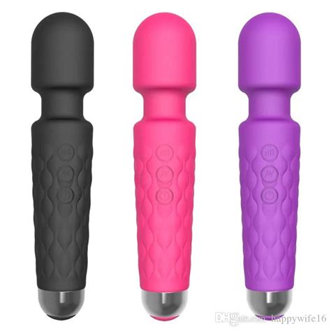 Amazon Hot Selling Body Wand Massager Vibration Patterns Silicone Wand Vibrators Rechargeable