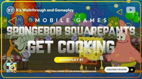 SpongeBob Get Cooking 1 Tantangan Memasak Di Bikini Bottom YouTube