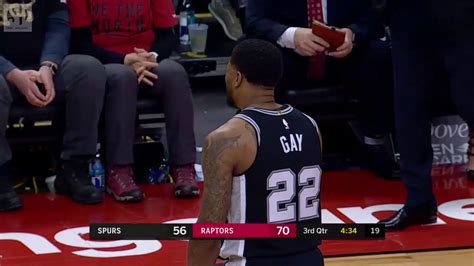 Rudy Gay Full Play Vs Toronto Raptors 01 12 20 Smart Highlights YouTube