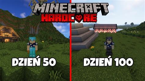 Przeżyłem DNI na świecie Minecraft HARDCORE YouTube