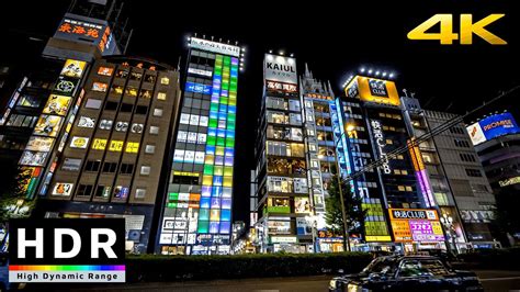 【4k Hdr】night Walk From Shibuya To Shinjuku渋谷と新宿散歩 Japan Walking