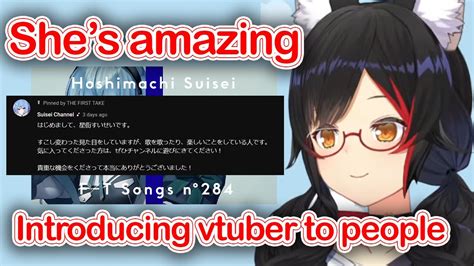 Mio Was Very Impressed With Suisei S Comments That Introducing Vtuber