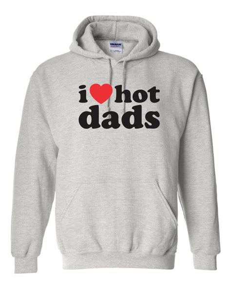 I Love Hot Dads T Shirt Time