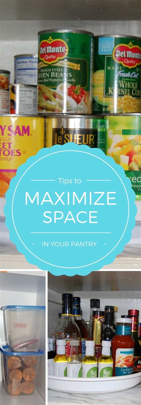 maximize space   pantry  organized mom