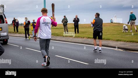 Queens Baton Relay Birmingham 2022 Whitley Bay North Tyneside