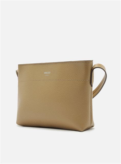 Bolsa Tiracolo Nude Arezzo Pequena ZZ MALL