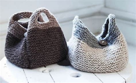 Cute Knitted Handbags Stricken und häkeln Diy stricktasche Tasche