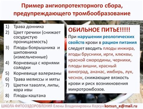 Растения против тромбов Закупорка тромбом артериального сосуда ...