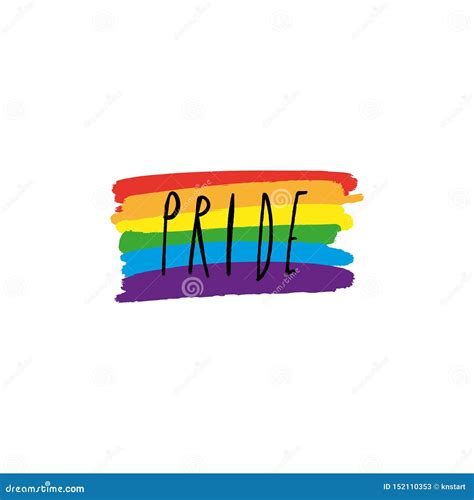 Hand Drawn Crayons Rainbow Art LGBT Flag Gay Pride And Other Social Movements Print For