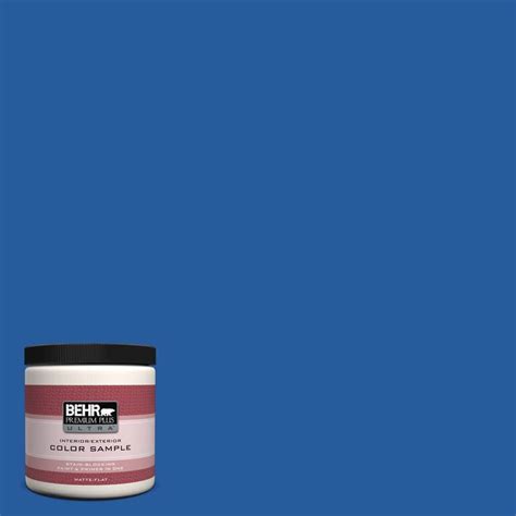 Behr Premium Plus Ultra 8 Oz P510 7 Beacon Blue Interiorexterior