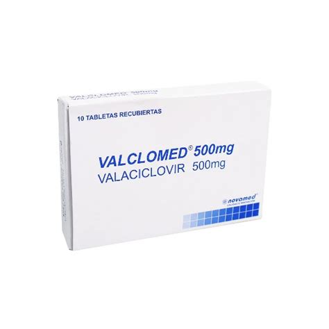 Valclomed Valaciclovir Mg X Tabletas Novamed Farmatina La