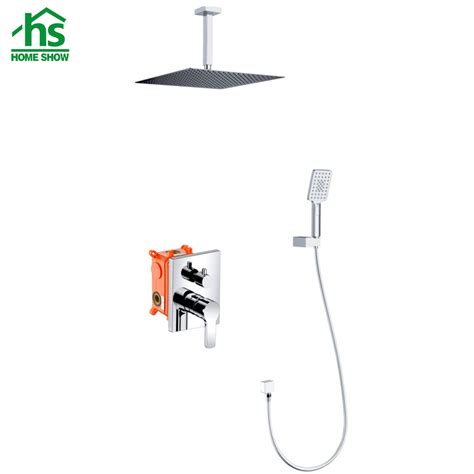 Embedded Box Conceal Shower Mixer Valve Shower Faucet Hot And Cold Water Mixer Tap Way