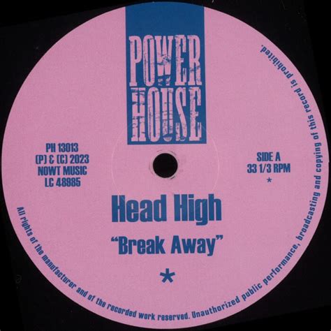 Head High | Break Away – Serendeepity