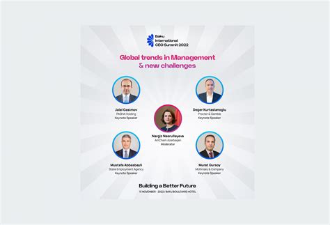 Hurry up to get tickets to the “Baku International CEO Summit 2022