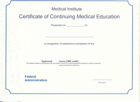 Medical Assistant Certificate Certificate Templates