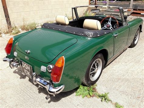 1972k Mg Midget Mkiii 1275cc In British Racing Green Mike Authers