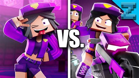 Ending A Vs B Purple Girl Im Psycho Minecraft Animation Music