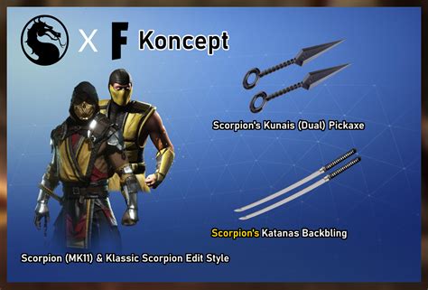 My Koncept for a Mortal Kombat X Fortnite Krossover : r/FortNiteBR