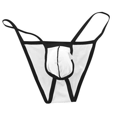 Man Micro Lingerie Laagbouw Ardennen Pouch Mini G String Bikini Thong