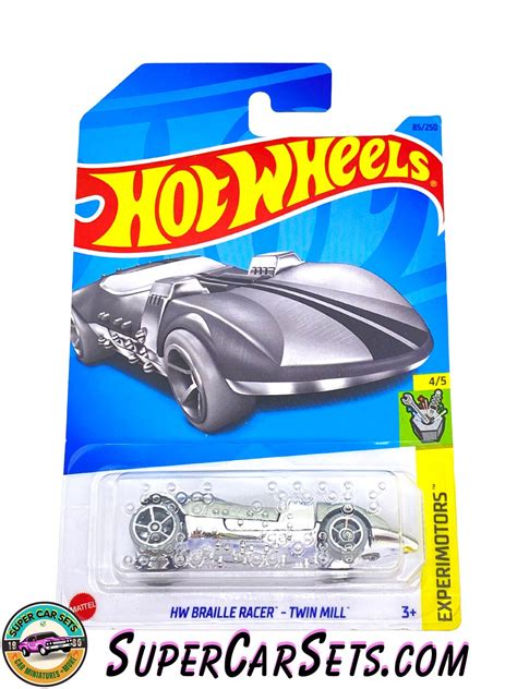 Hw Braille Racer Twin Mill Silver Colour Hot Wheels Experimotors Etsy