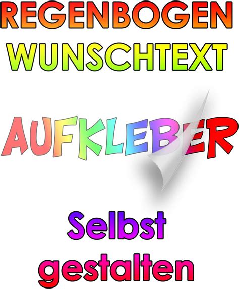 Aufkleber Selbst Gestalten Mit Vorschau Wunschaufkleber Buchstaben