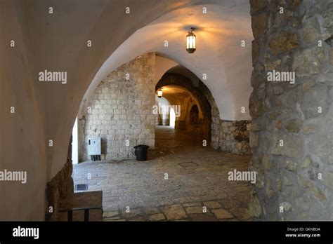 Cenacle Upper Room The Last Supper Jerusalem Israel Stock Photo Alamy