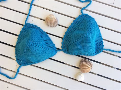 High Hip Crochet Bikini Sexy Crochet Bikini Brazilian High Hip Bikini Crochet Swimwear Crochet