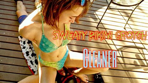 Sweaty Bikini Crotch Cleaner HD 1080P MP4 Domina Planet Clips4sale
