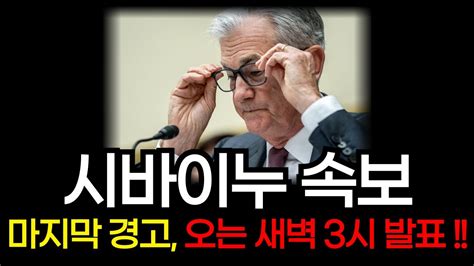 긴급속보 시바이누마지막 경고 오는 새벽 3시 발표 주목하세요시바이누 시바이누전망 시바이누코인 Youtube