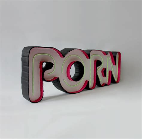 Neon Sign Porn Wall Decoration Glow In The Dark By PopRenaissance