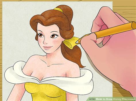 How To Draw Disney Princesses 14 Steps With Pictures WikiHow