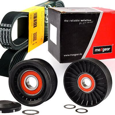 CONTI 6PK2380 Keilrippenriemen + Rollen Satz für MERCEDES W202 W203 ...
