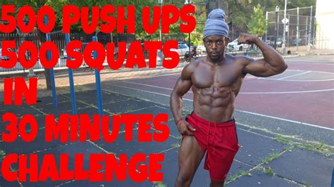 Push Ups And Squats In Minutes Challenge Shredda That S