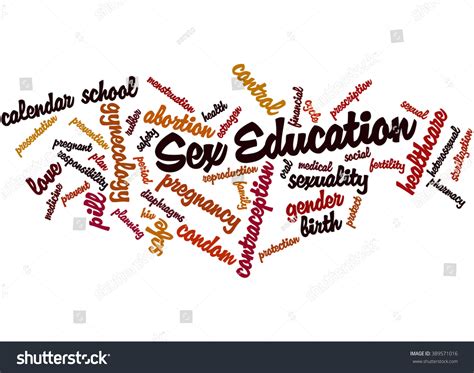 Sex Education Word Cloud Concept On Stock Illustration Shutterstock