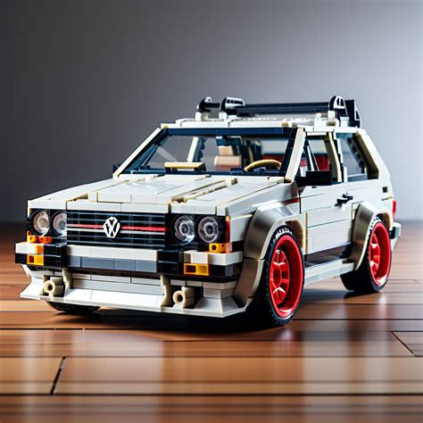 Volkswagen Golf GTI constructed from LEGO bricks by Franz Hager ...