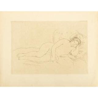 Femme Nue Couch E Tourn E Droite Reclining Female Nude Turned To
