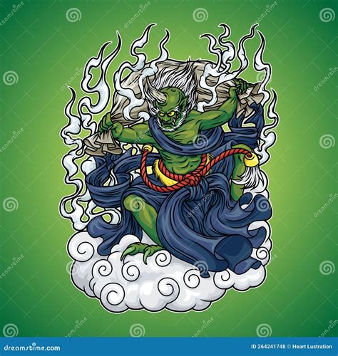 fujin cartoons illustrations vector stock images  pictures