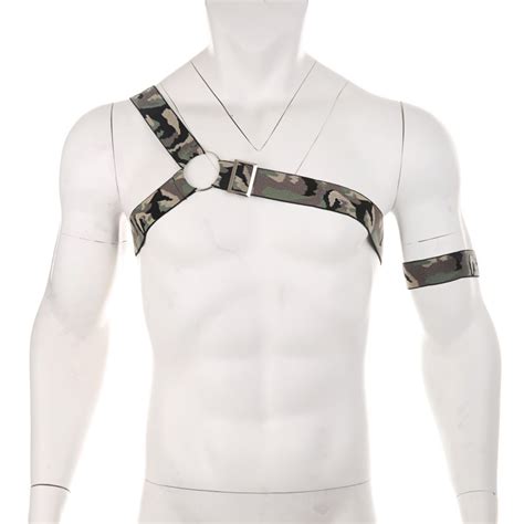 Harness Lingerie Body Chest Men Shoulder Bondage Straps Sexy Elastic Costume Erotic Hombre