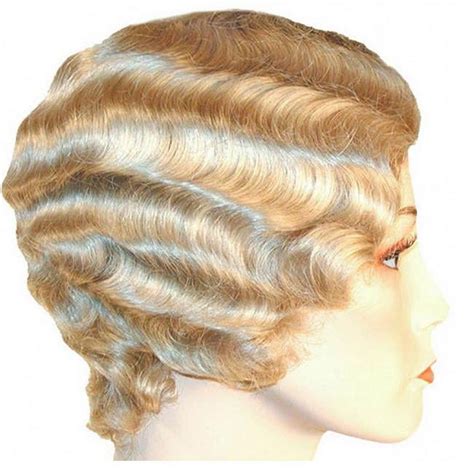 Morris Costumes LW145SBL Finger Wave Short Strawberry Blonde 27 Wig Costume Walmart