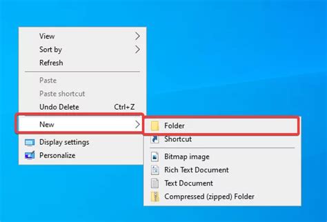 create  folder  computer laptop