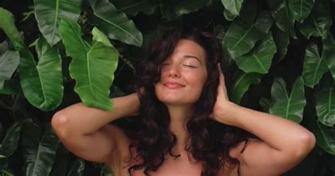 Playful Brunette Woman Blowing A Kiss Su Stock Video Pond