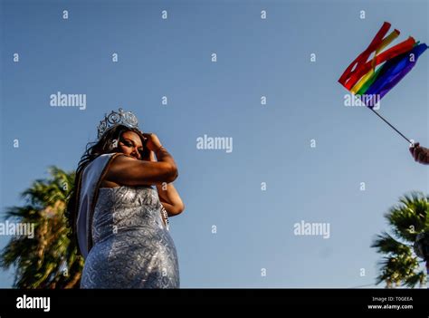 Marcha Por El Orgullo Gay Manifestaci N Por Igualdad Y Respeto A Comunidad Lgb L Sbico Gay