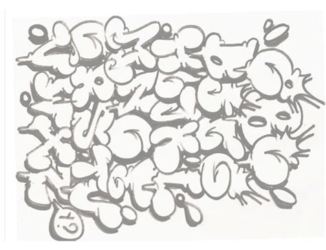 Bubbles Graffiti Fonts Style